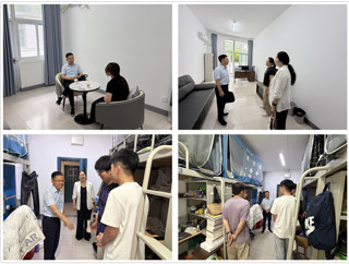 副校长檀竹茂深入太阳成集团tyc7111看望慰问在校学子
